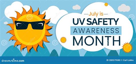 UV Safety Awareness Month Background Banner Poster And Card Design