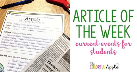 Article Of The Week The Colorful Apple Article Of The Week Social