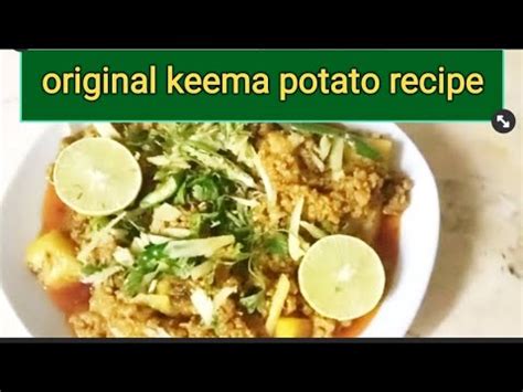 Aloo Keema Pakistani Minced Meat Potato Curry By Hayat Skitchen