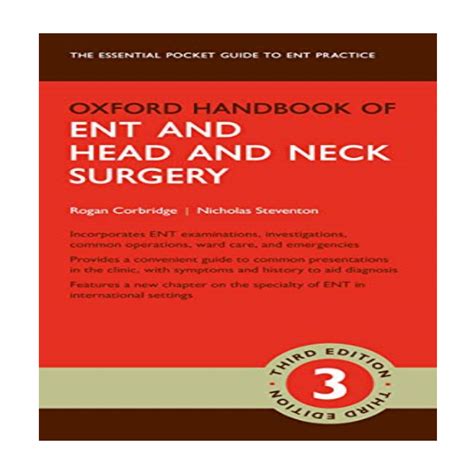 Oxford Handbook Of Ent And Head And Neck Surgery Chopbox