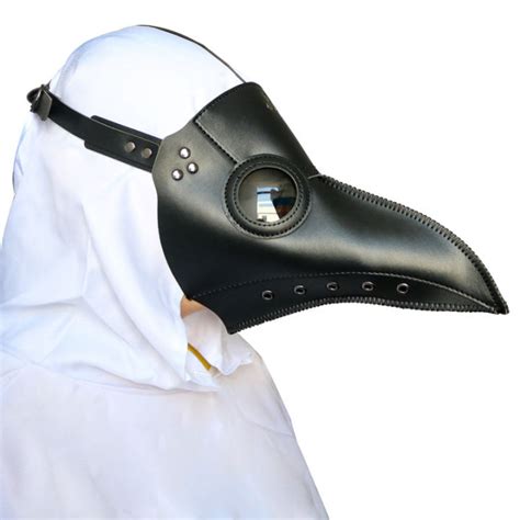 Beak Mask Plague Doctor Cos Costume Crow Mouth Full Face Male Horror