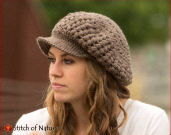 Crochet Pattern The Belmont Scally Cap Newsboy Hat S Etsy