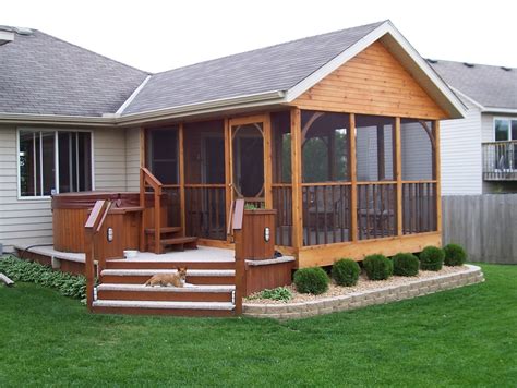 4 Season Screen Porch Front Of House Randolph Indoor And Outdoor Design