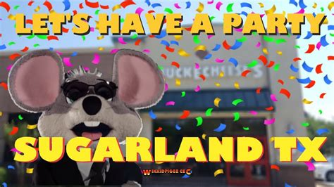 Chuck E Cheese Lets Have A Party Sugarland Tx Youtube