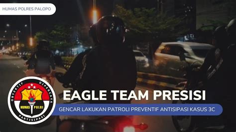 Patroli Preventif Eagle Presisi Berhasil Bubarkan Remaja Yang Berpesta