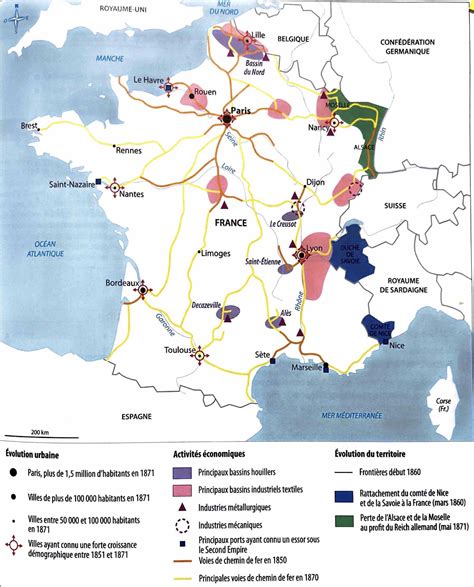 Lindustrialisation De La France Sous Le Second Empire La Classe D