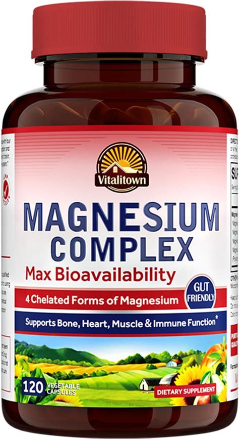 Bioemblem Triple Magnesium Complex 300mg Of Magnesium Glycinate Malate And Citrate