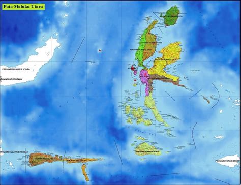 Peta Provinsi Maluku Utara Lengkap Profil Ringkas Provinsi Maluku Images