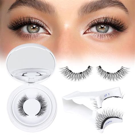 Alice Eyelashes With Applicator Reusable Natural Manga Lashes Kit No