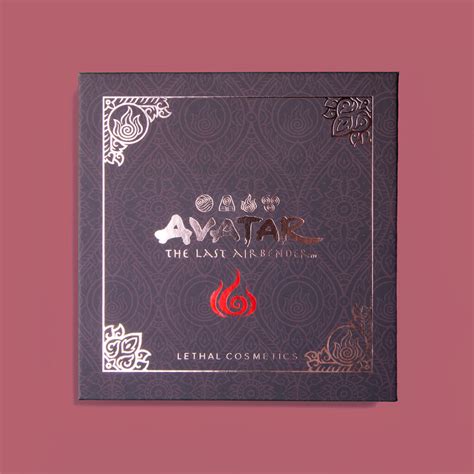 Fire Palette Avatar The Last Airbender Lethal Cosmetics