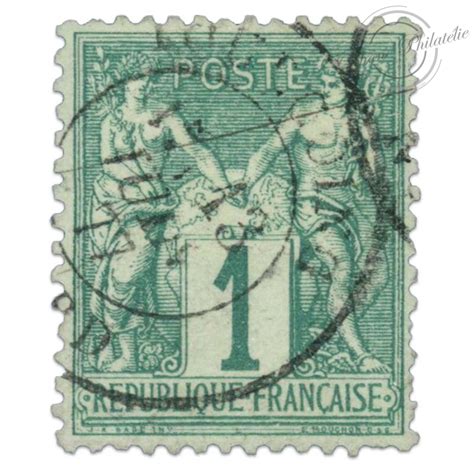 France Timbre Poste N Au Type Sage C Vert Type I N Sous