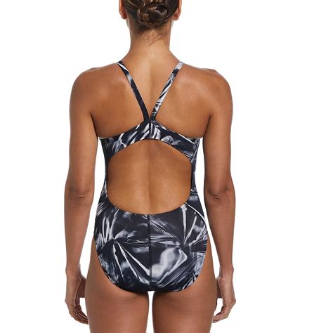 Nike Womens Hydrastrong Racerback One Piece Piece Swimsuit Academy