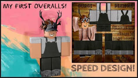 First Overalls Roblox Speed Design Youtube