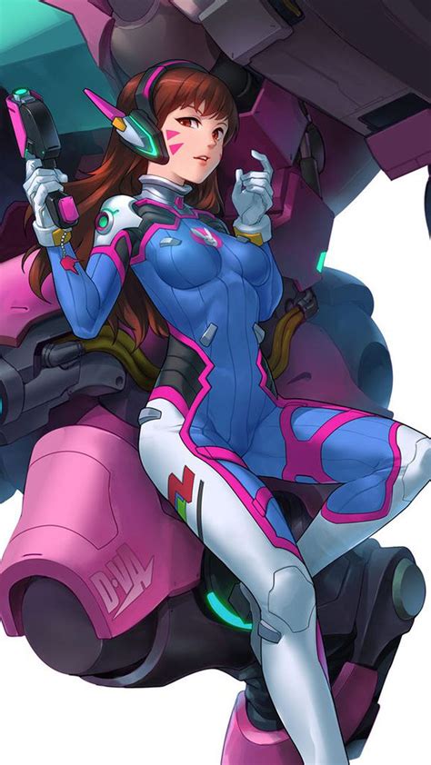 Dva Overwatch Chicas Anime Overwatch Personajes Chica Anime