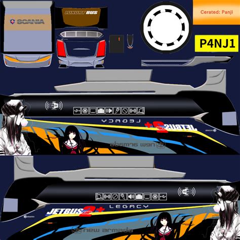 Livery Skin Bussid Len Illustrations Art Street