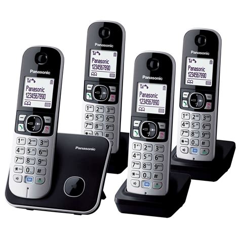 Telefon Fara Fir Dect Panasonic Receptoare Caller Id Negru