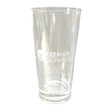 Pint Glass - Logo - Leeman Geophysical