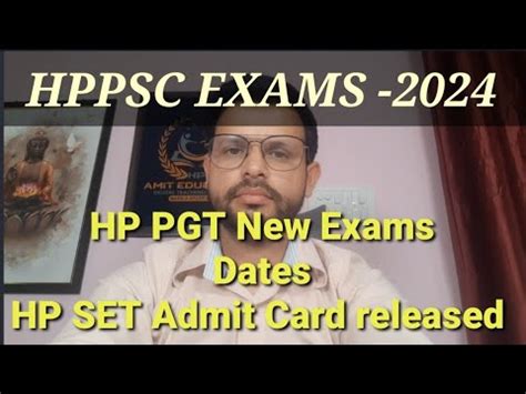 Pgt Exams Dates Hpset Admit Cards Hppsc Updates