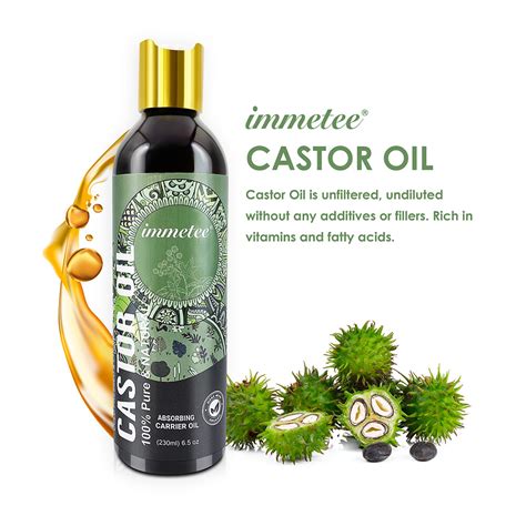 Immetee 100 Organic Castor Oil