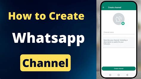 How To Create A Whatsapp Channel Youtube