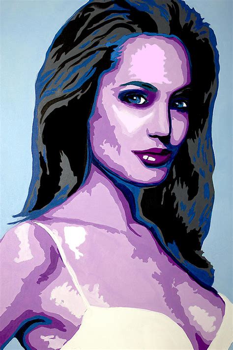 Angelina Jolie Painting At PaintingValley Explore Collection Of