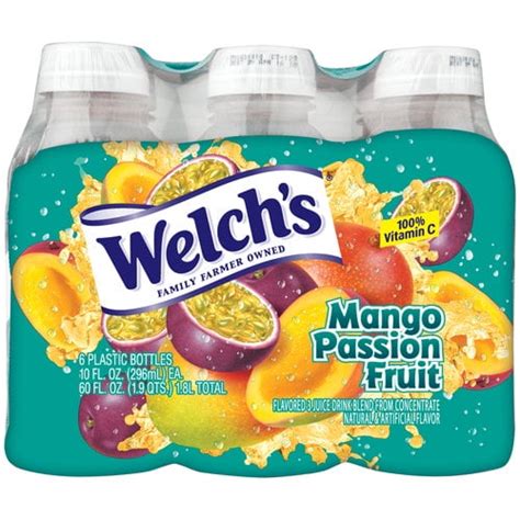 Welch S Mango Passion Fruit Juice Drink Fl Oz Count Walmart