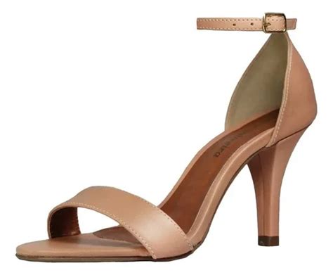 Salto Alto Tamanhos Especiais Nude Mod Parcelamento Sem Juros