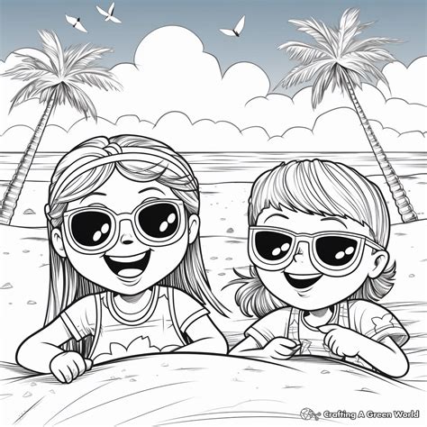 Spring Break Coloring Pages Free And Printable