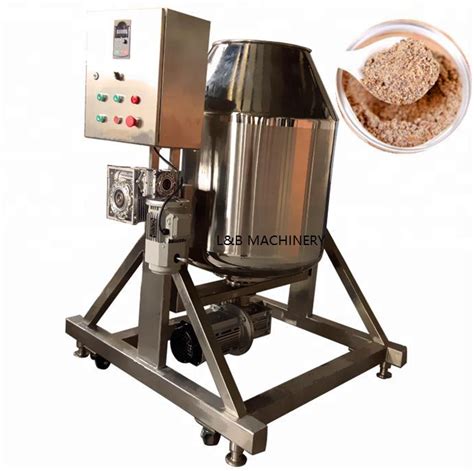 Powder Mixer Portable Electric Stainless Steel Powder Rotary Food Drum