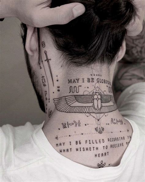 Neck Tattoos Words