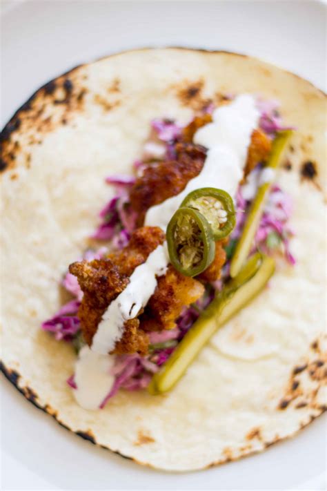 Honey Chipotle Fried Chicken Tacos