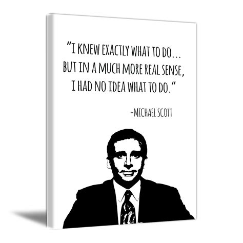 Buy Michael Scott Office Quote Inspirational Wall Art Office Wall Decor