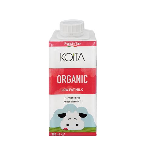 Koita Premium Organic Low Fat Milk Ntuc Fairprice