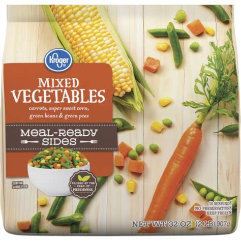 Kroger® Meal-Ready Sides Frozen Mixed Vegetables, 32 oz - Kroger