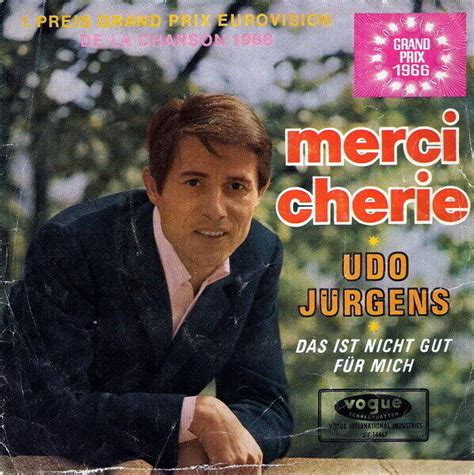 Udo Jürgens Merci Chérie Vinyl Single 7inch NEAR MINT Vogue