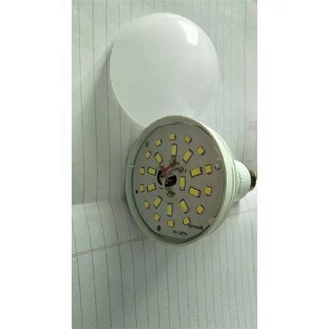 Deolite Round Rechargeable AC DC DOB Based LED Bulb B22 9W At Rs 90