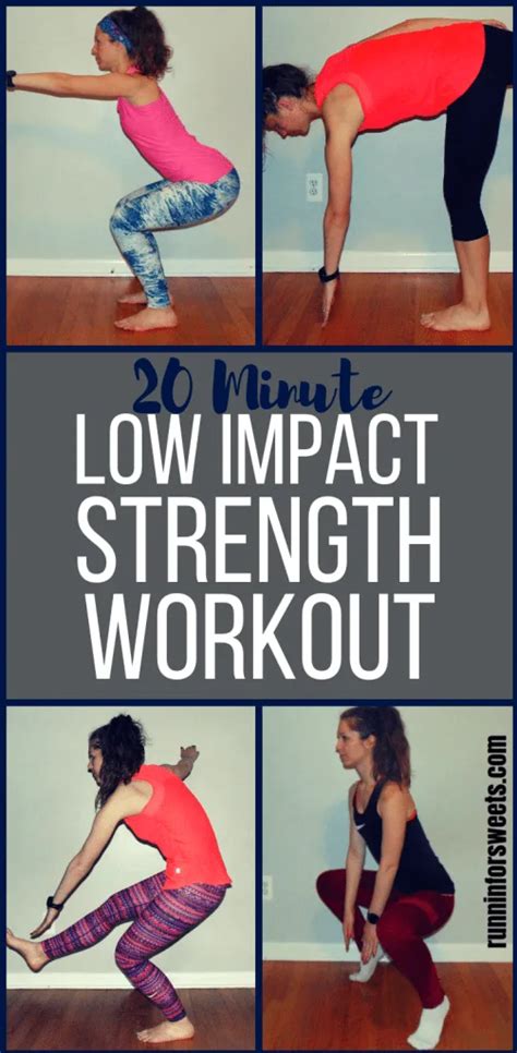 20 Minute Low Impact Workout For Full Body Strength Runnin For Sweets