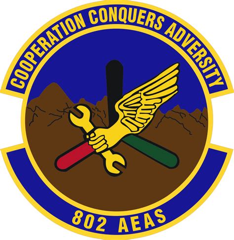 Coat Of Arms Crest Of 802nd Air Expeditionary Advisory Squadron US