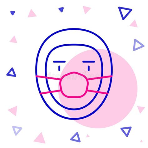 doctor pathologist icon isolated  white background colorful