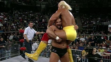 Randy Savage & Hulk Hogan vs. Ric Flair & Arn Anderson: Nitro, January ...