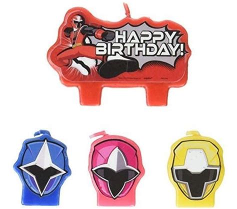 Amscan Power Rangers Ninja Juego De Velas De Acero M Cuotas