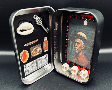 Papa Legba Mini Altar Papa Legba Altar Piece Papa Legba Shrine Papa