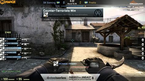 Fnatic Vs SK Gaming Cons Finale DreamHack Summer 2014 De Inferno