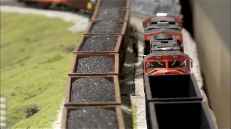 Ho Coal Empties Arriving At The Tipple Youtube