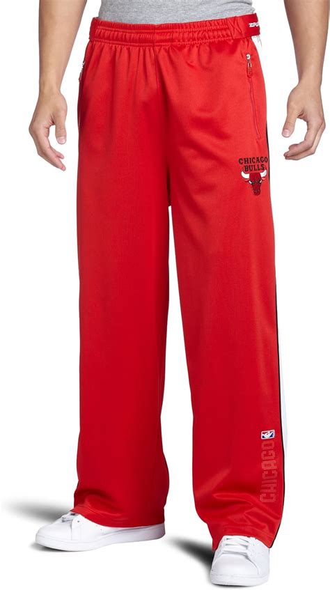 Zipway Nba Chicago Bulls Rojo Digital Single Zip Pant Pantalones Rojo