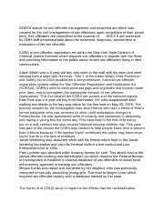 Understanding Sex Offender Management And Treatment Acts Course Hero