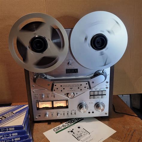 Vintage Akai Gx D Reel To Reel Tape Recorder Silver In Excellent