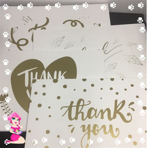 Cute Thank You Cards | EnvyCrystal