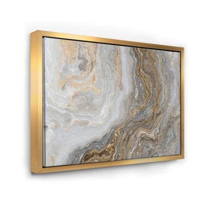 Etta Avenue White Marble With Curley Gray And Gold Veins Wrapped