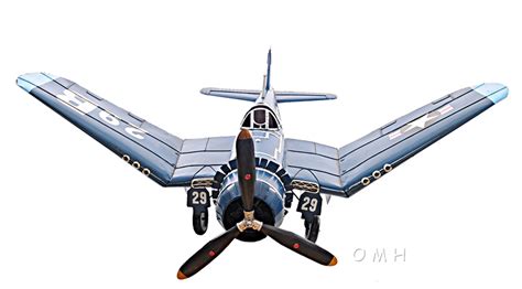 XL 1:12 Scale Vought F4U Corsair Metal Model 41" WWII Aircraft Airplane ...